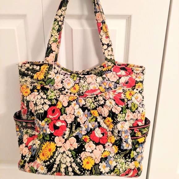 Vera Bradley Handbags - Vera Bradley Floral Stroll Around Diaper Tote Bag